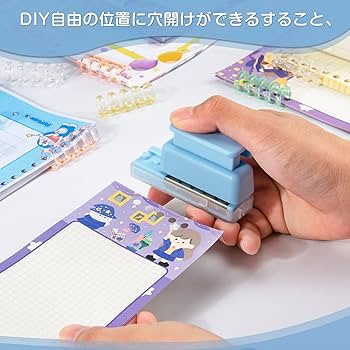 Amazon.co.jp: IMLIKE ルーズリーフ 5穴あけパンチ5穴製本用とじ具16個